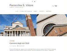 Tablet Screenshot of parrocchiacorbetta.it